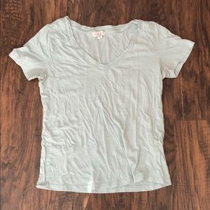 Pale blue short sleeve T-shirt